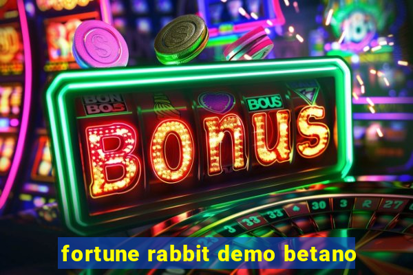 fortune rabbit demo betano